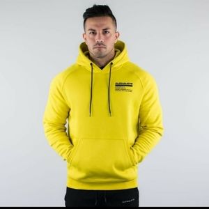 Alphalete mustard yellow hoodie size S